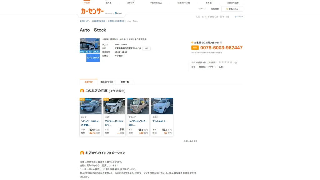Auto Stock